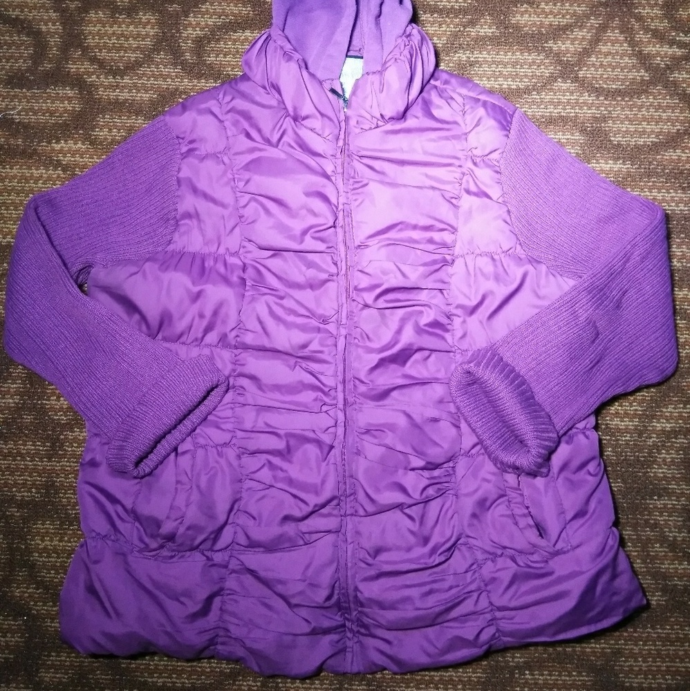 Purple 2X Dollhouse Jacket